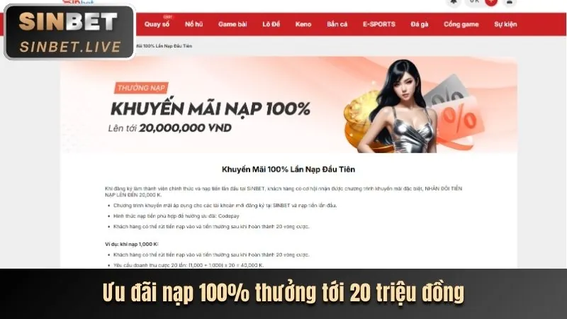 Thưởng nạp lại hàng ngày King88
